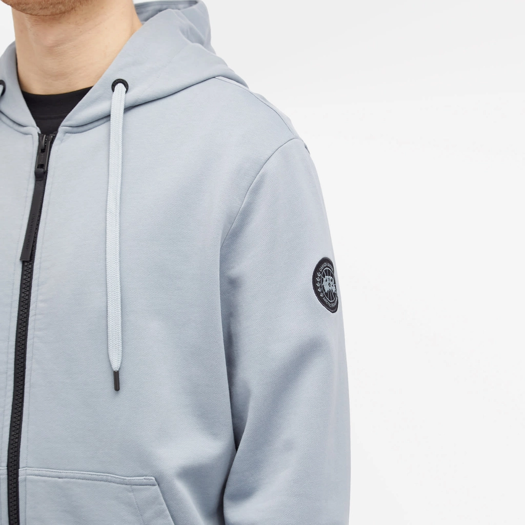 Canada Goose Men's Huron Full Zip Hoodie Light Ozone Blue